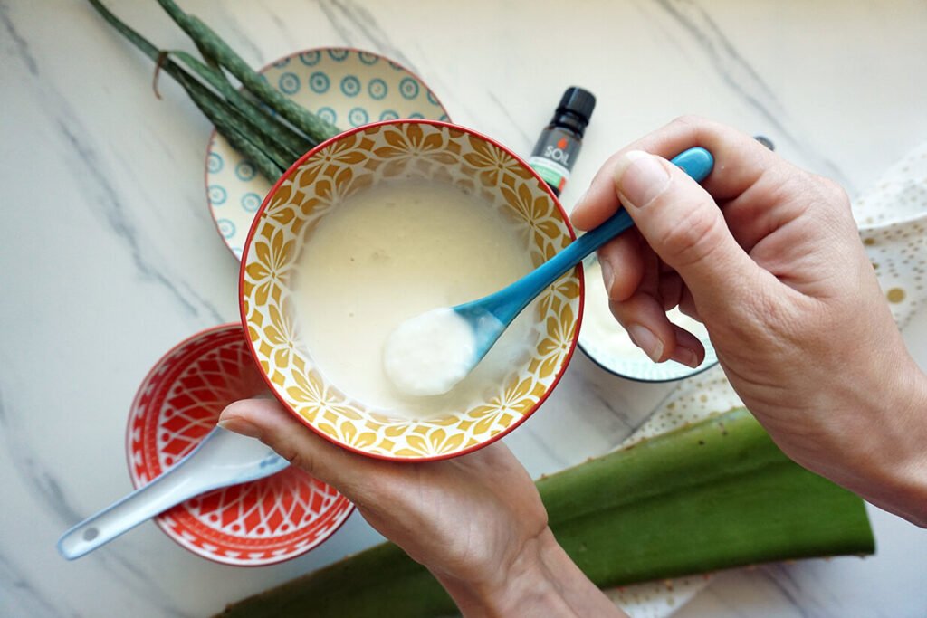 Aloe Vera and Yogurt Mask